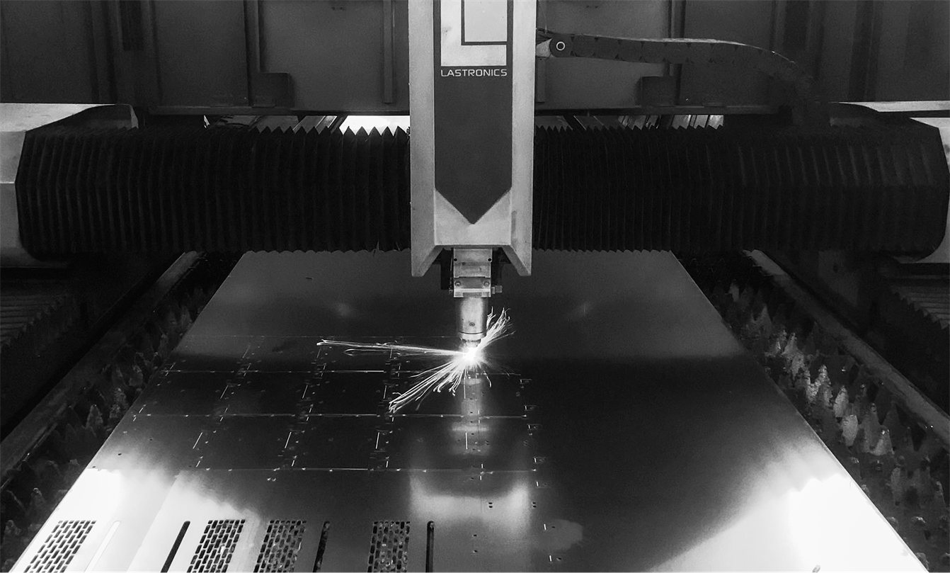 Laser cutting a HIVE panel